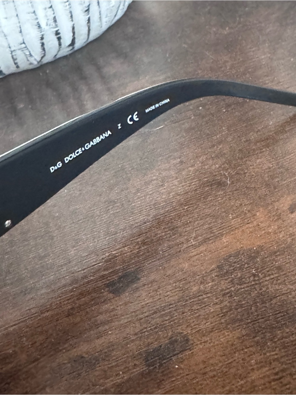 D&G Black Logo Wrap Sunglasses with Silver Accents - Picture 7 of 9